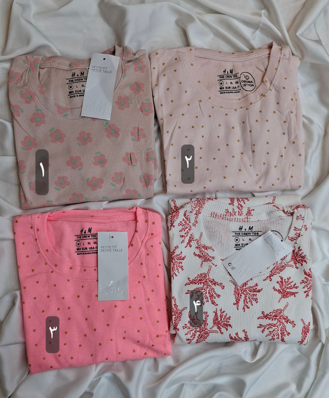 تیشرت کبریتی وارداتی اورجینال برند H&M سایز مدیوم